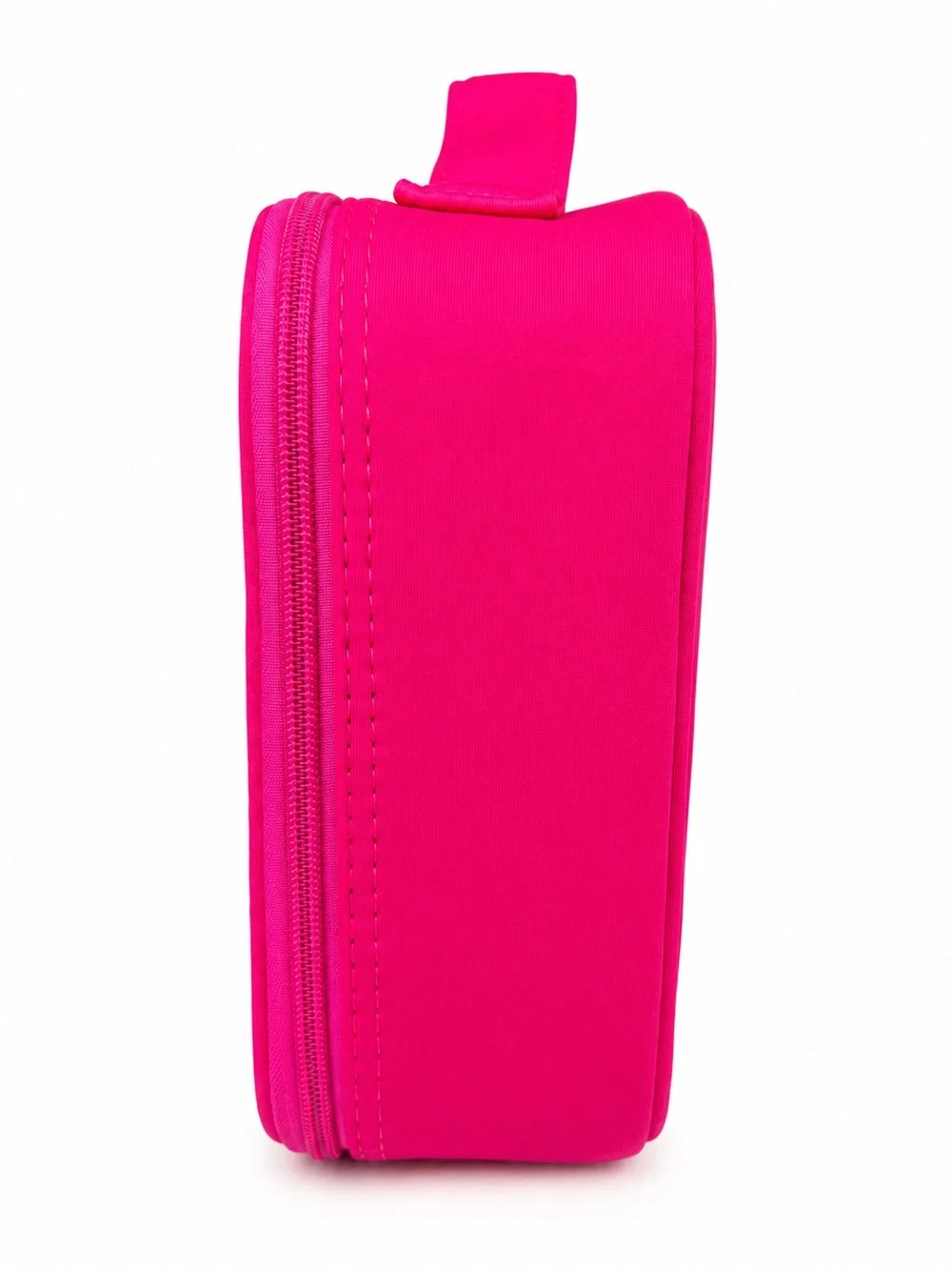 IMO Vegan Hot Pink Train Case Makeup Organizer Cosmetic Storage Bag NWT